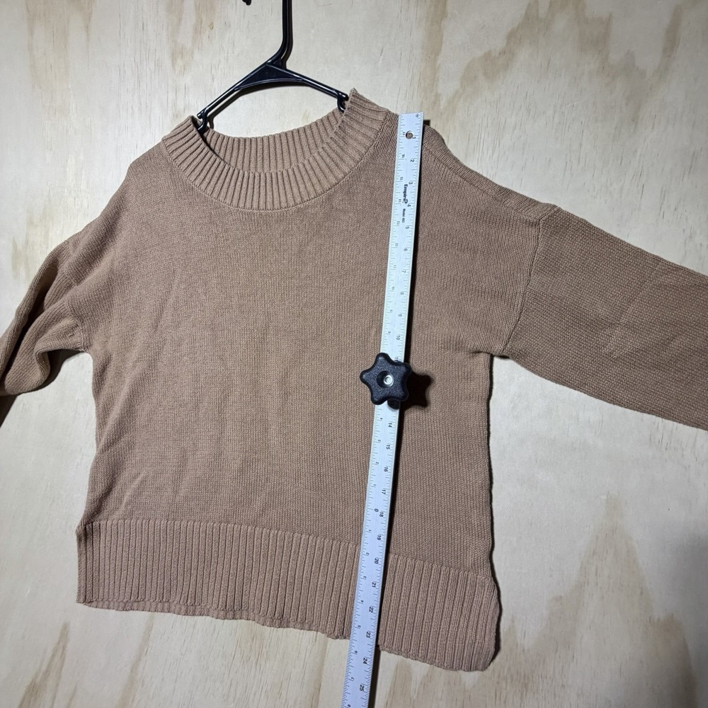 Sonoma Goods for Life Womens Beige Crewneck Knit Pullover Sweater Size Large - Picture 3 of 6
